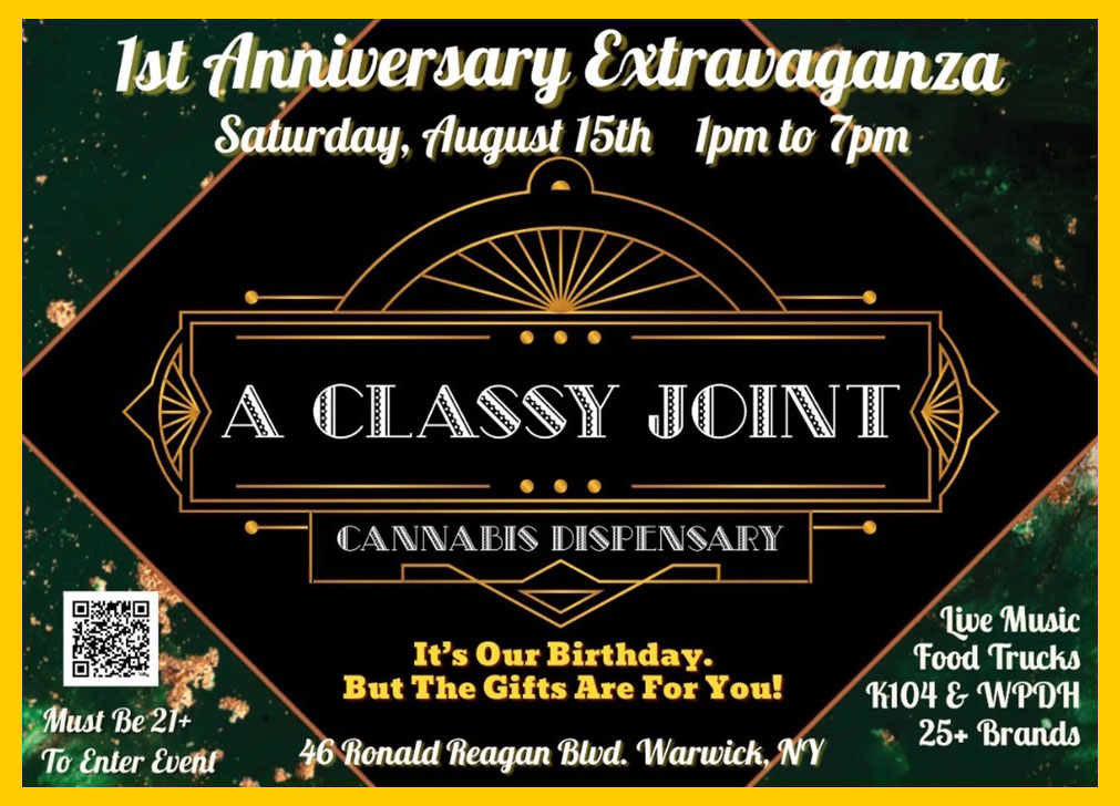 Postcard for A Classy Joint's 1st Anniversary Extravaganza Postcard for A Classy Joint's 1st Anniversary Extravaganza